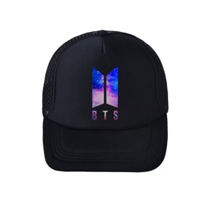 Picture of BTS Half Net Fashionable Styles Cap For Men - , Black