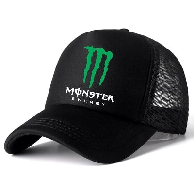 Picture of Half Net Fashionable Styles Cap For Men - Black