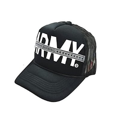 Picture of Half Net Fashionable Styles Cap For Men - Black