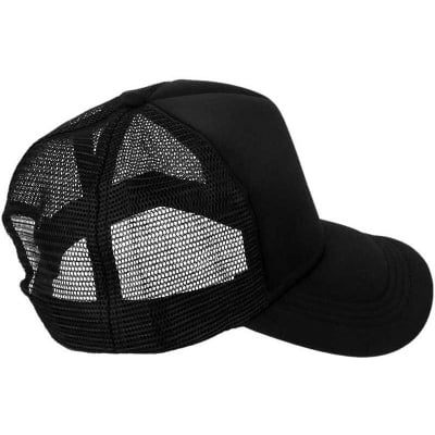 Picture of Black Baseball Cap Hat Sport Black Caps Hat for Men Black Cap - Black