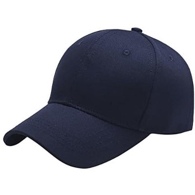 Picture of Black Plain Cotton Cap