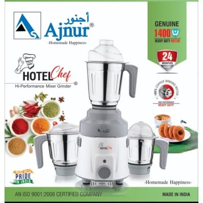 Picture of 1400 WATT Ajnur Hotel Chef Blender Plus Mixer Grinder 