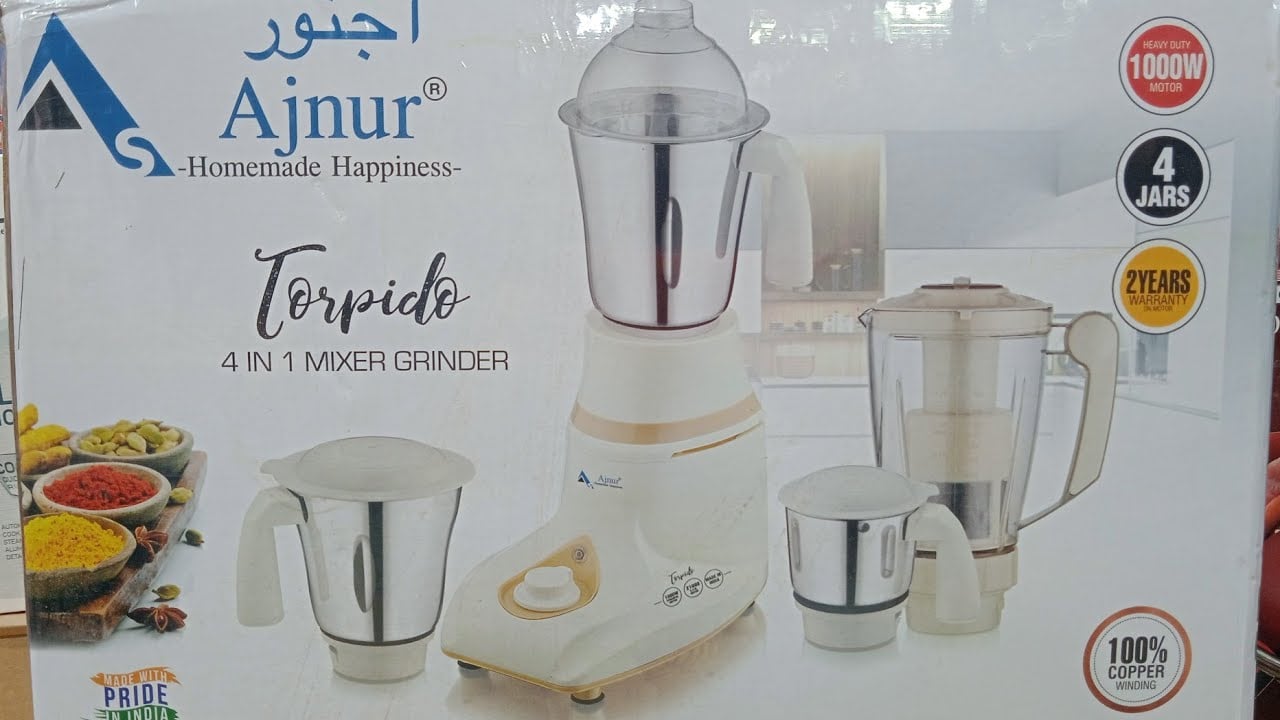 Picture of 1000 WATT Ajnur Torpido Blender Plus Mixer Grinder 