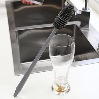 Picture of Long-handled Glass Cleaning Brush, Household Cleaning Brush, Kitchen Brush, Baby Bottle