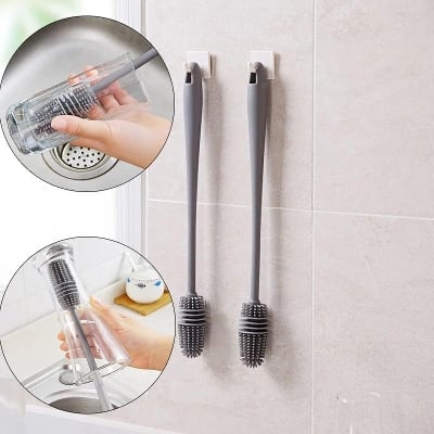 Picture of Silicone Bottle Cleaning Brush BPA Free Flexibility Accessory