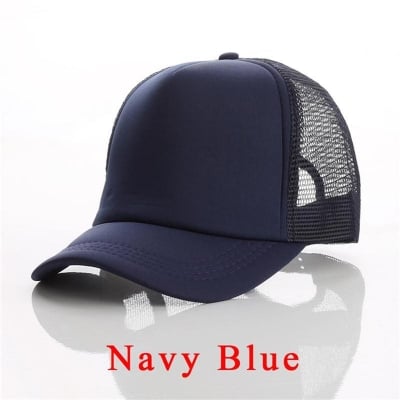 Picture of Navy Blue Net Cap For Boy - Navy Blue