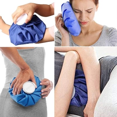 Picture of English Style Ice Cap Reusable Ice Bag 9 Inch