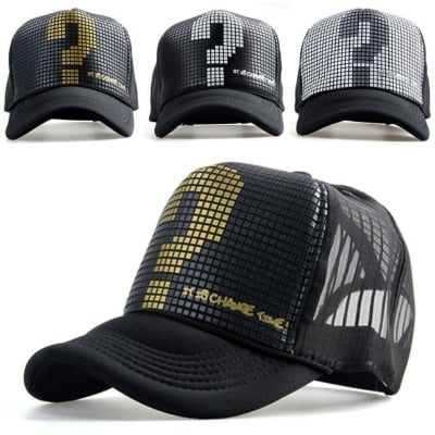 Picture of Net Fashionable Styles Cap For Men - Black