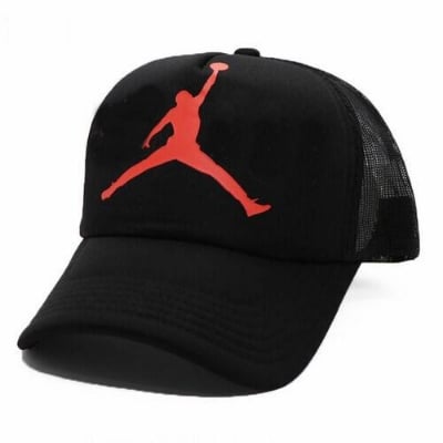 Picture of Half Net Fashionable Styles Cap For Men - Black