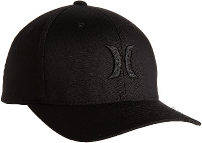 Picture of Hurley Men's One and Only Black Flexfit Hat - Black