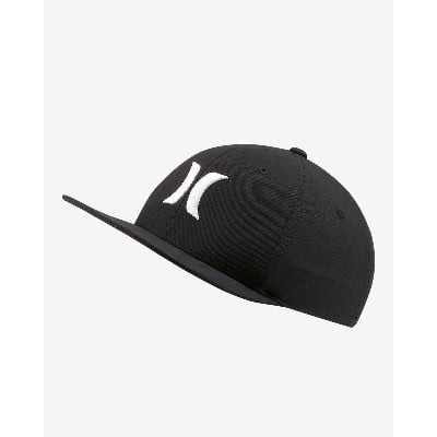 Picture of Hurley Men's One and Only Flex Fit Stretch Fitted Hat Cap - Black