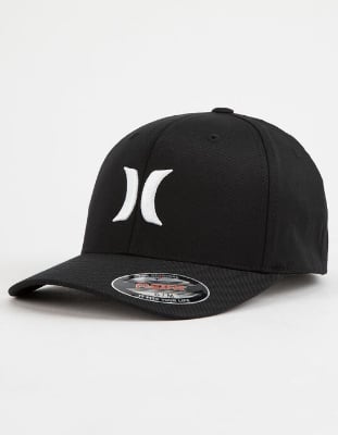 Picture of Hurley Men's One and Only Flex Fit Stretch Fitted Hat Cap - Black