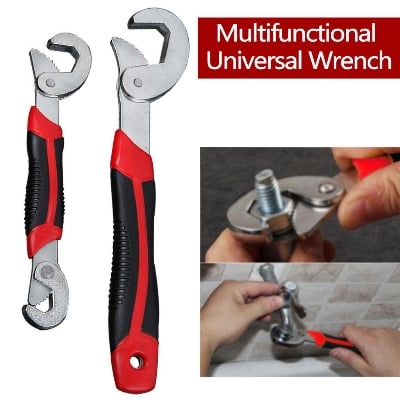 Picture of Adjustable Wrench Set Quick Snap'N Grip Wrench Multifunctional Universal Spanner Tools