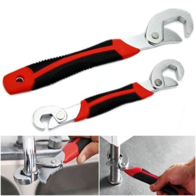 Picture of Adjustable Wrench Set Quick Snap'N Grip Wrench Multifunctional Universal Spanner Tools