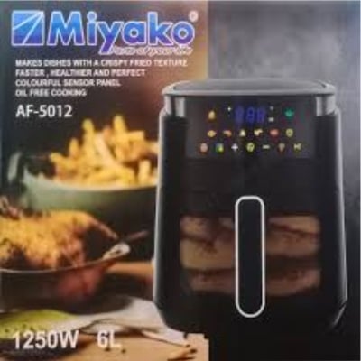 Picture of Miyako 6 Liter Air Fryer AF-5012 Digital Touch Control Panel Multicolor
