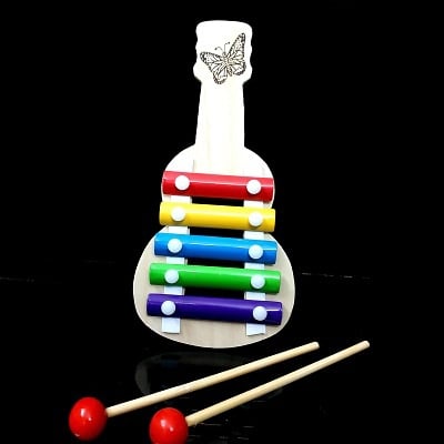 Picture of Xylophone Baby Infant 5 Scales Xylophone Baby Infant Toy 8 Inches Musical Instrument Puzzle Toys Musical Musical Instruments Children's Gifts.