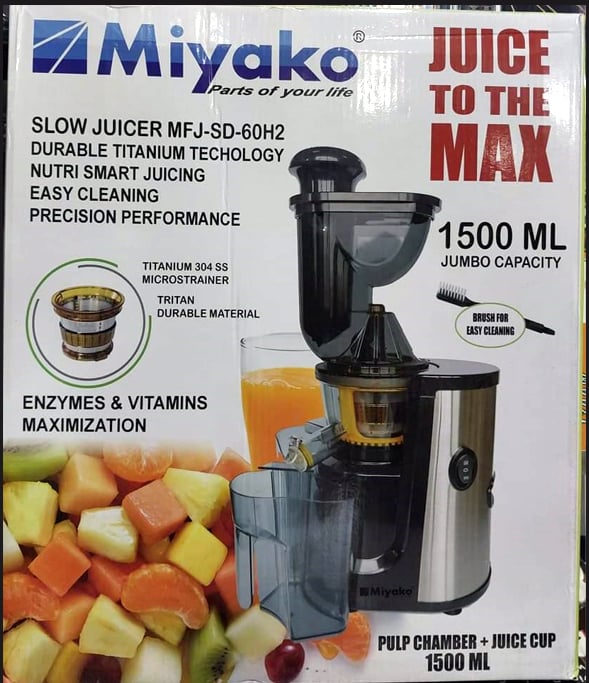 Picture of Miyako 1500ML Slow Juicer MFJ-SD-60H2 Multicolor