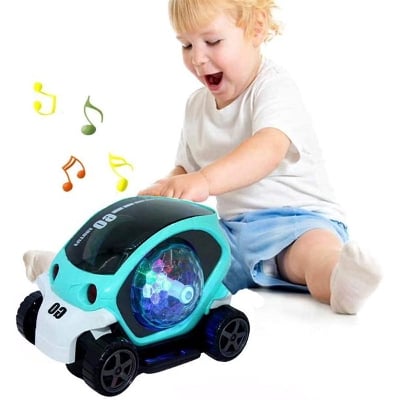 Picture of Electric 3D Universal Rotating Lights with Music toy