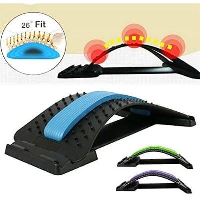 Picture of Stretch Equipment Back Waist Massager Magic Stretcher Fitness Lumbar Support Relaxation Pain Relieve Fitness Equipment.