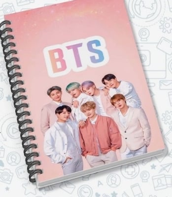 Picture of BTS Notebook Dairy.