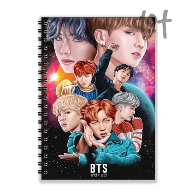 Picture of BTS Notebook Dairy.