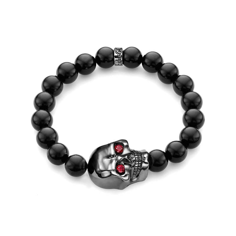 Picture of High Charm Crown Natural Stone Pearl Men's Bracelet .