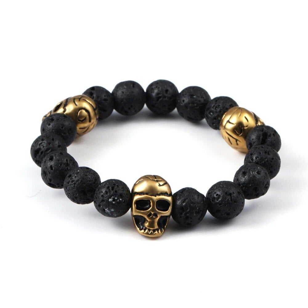 Picture of High Quality Charm Crown Natural Stone Pearl Men's Bracelet