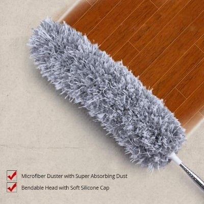Picture of Promotion Microfiber Dusting Retractable Household Cleaner Feather Duster Car Sweeper From the Dust Brush