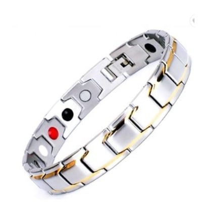 Picture of Magnetic Stainless Steel Healthy Bracelet - Silver