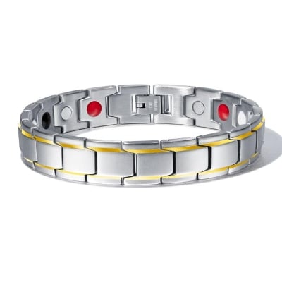 Picture of Magnetic Stainless Steel Healthy Bracelet - Silver