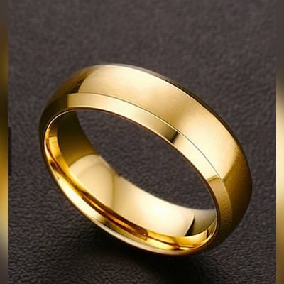 Picture of Golden Man's Finger Ring - Gold