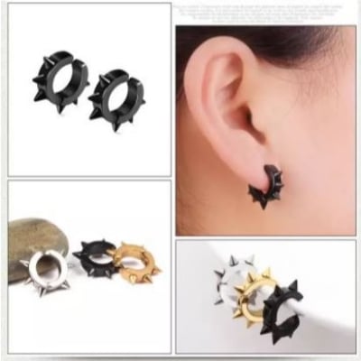 Picture of Metal Ear Ring for Men & Women - Black