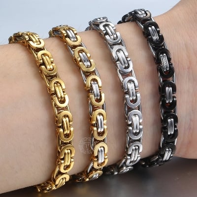 Picture of Men's Bracelet Stainless Steel - Gold