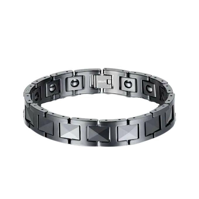 Picture of Healthy Magnet Ceramic Bracelets - Black - Black