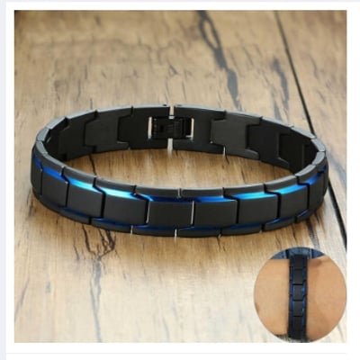 Picture of Men's Powefull Magnet Bracelet - Black