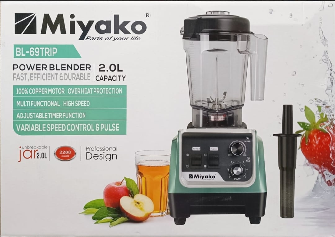 Picture of Miyako 2200 WATT commercial blender BL-069TRIP 