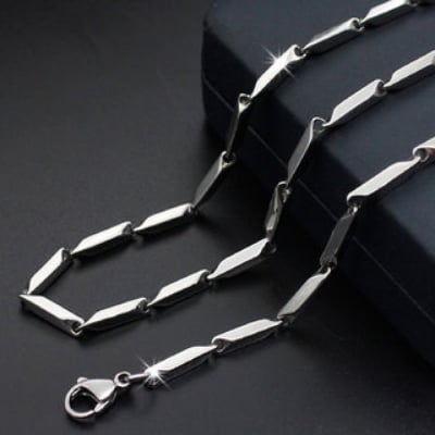 Picture of Rice Chain for Men and Women - Silver