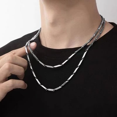 Picture of Rice Chain for Men and Women - Silver