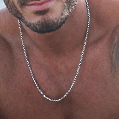 Picture of Silver Metal Chain For Men - Silver