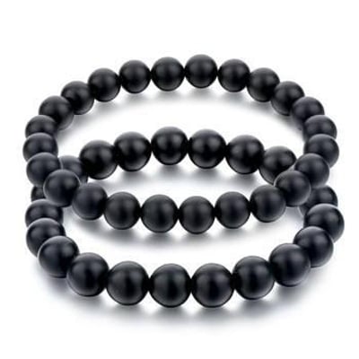 Picture of Lava Rock Fit Life Dumbbell Bracelet - Black