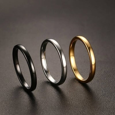 Picture of Man's Stainless Steel Finger Ring 1 Pcs