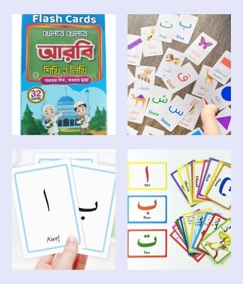 Picture of Arabic alphabet Cards-Fish