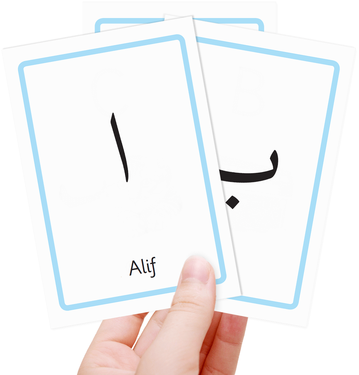 Picture of Arabic alphabet Cards-Fish