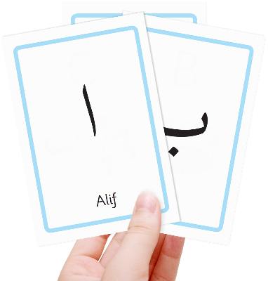 Picture of Arabic alphabet Cards-Fish
