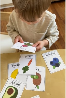 Picture of Flower flash cards - Multi Color