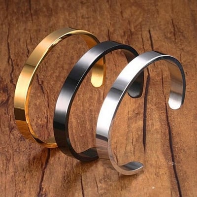Picture of Stainless Steel Free Size Bracelet For Men