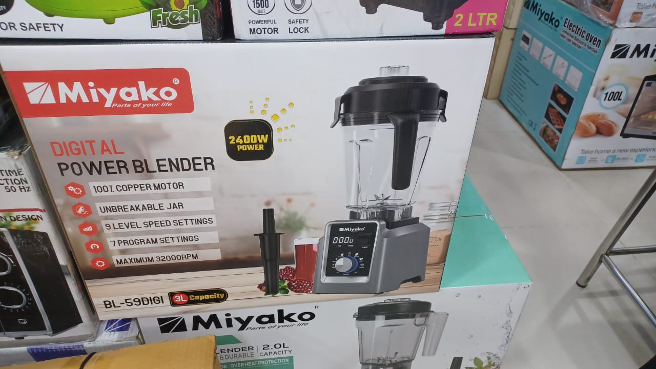 Picture of Miyako 3 Liter Digital Power Blender BL-59DIGI 2400WATT 