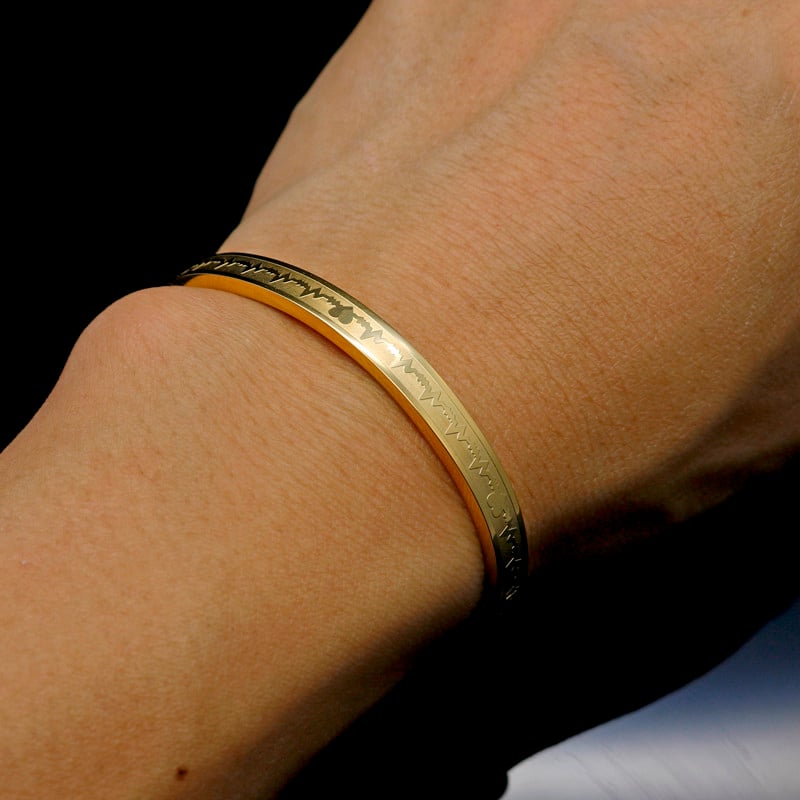 Picture of Stainless Steel Hard Shape Bracelets for Man