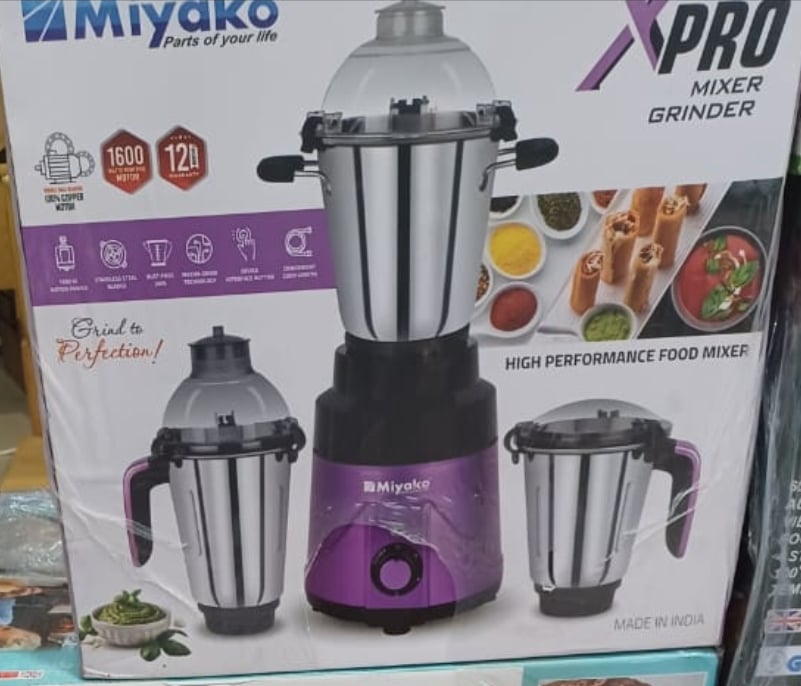 Picture of 1600 Watts Miyako XPRO Blender Plus Mixer Grinder INDIA 