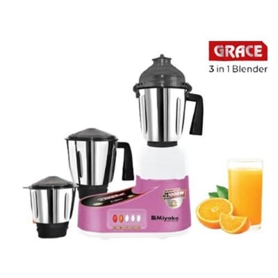 Picture of 1000 WATT Miyako Grace 3 in 1 Premium Blender 